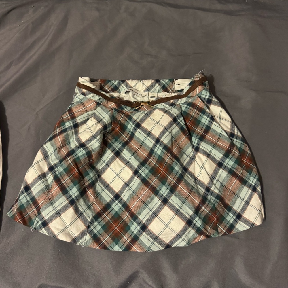 Janie and Jack size 3 plaid skirt
